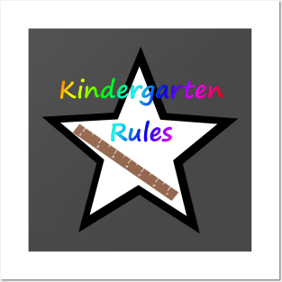 Kindergarten Rules Posters and Art